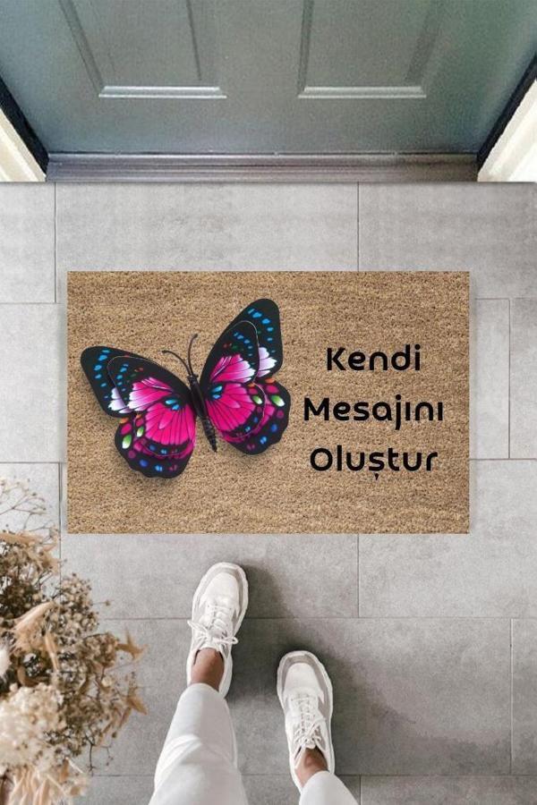 Dijital Baskı Kişiye Özel İç Kapı Dekorasyon Paspas  PS11234 - Image 1