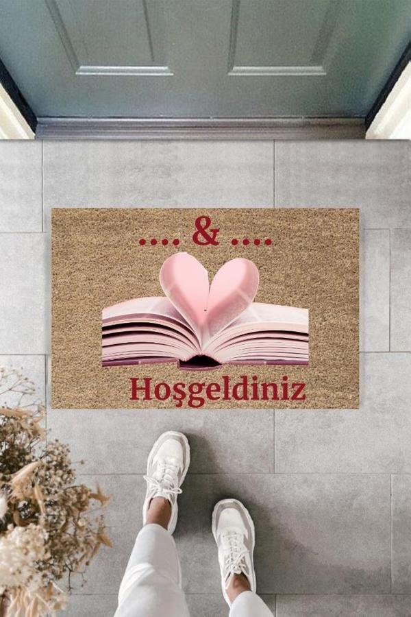 Dijital Baskı Kişiye Özel İç Kapı Dekorasyon Paspas  PS11260 - Image 1