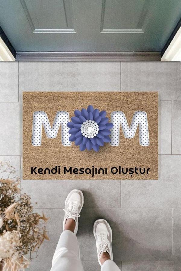Dijital Baskı Kişiye Özel İç Kapı Dekorasyon Paspas  PS11237 - Image 1