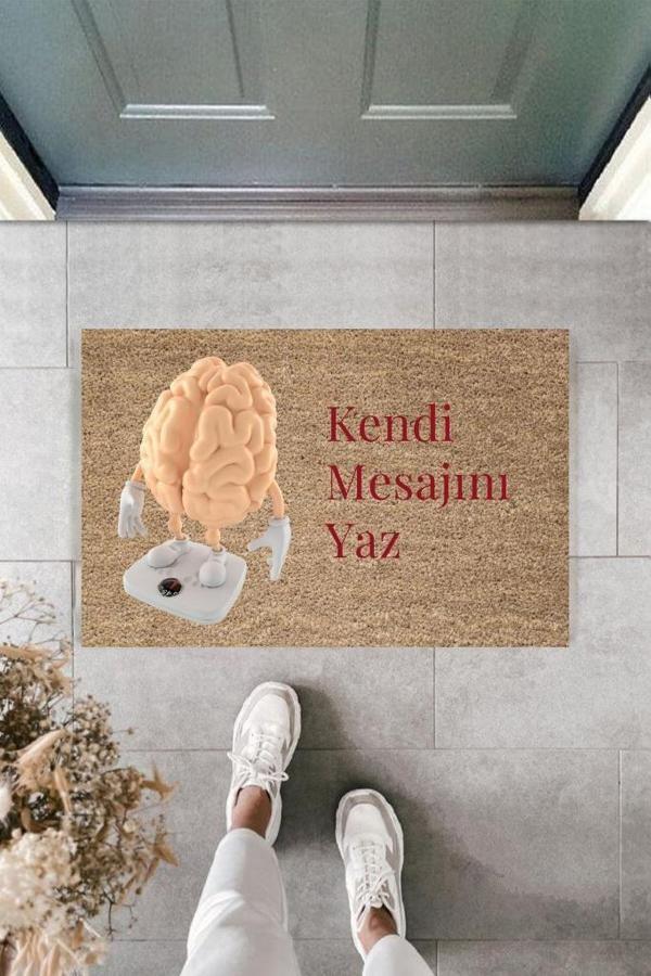 Dijital Baskı Kişiye Özel İç Kapı Dekorasyon Paspas  PS11225 - Image 1