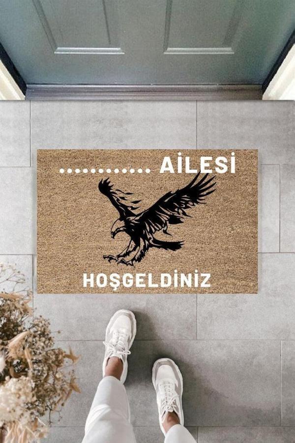 Dijital Baskı Kişiye Özel İç Kapı Dekorasyon Paspas  PS11276 - Image 1
