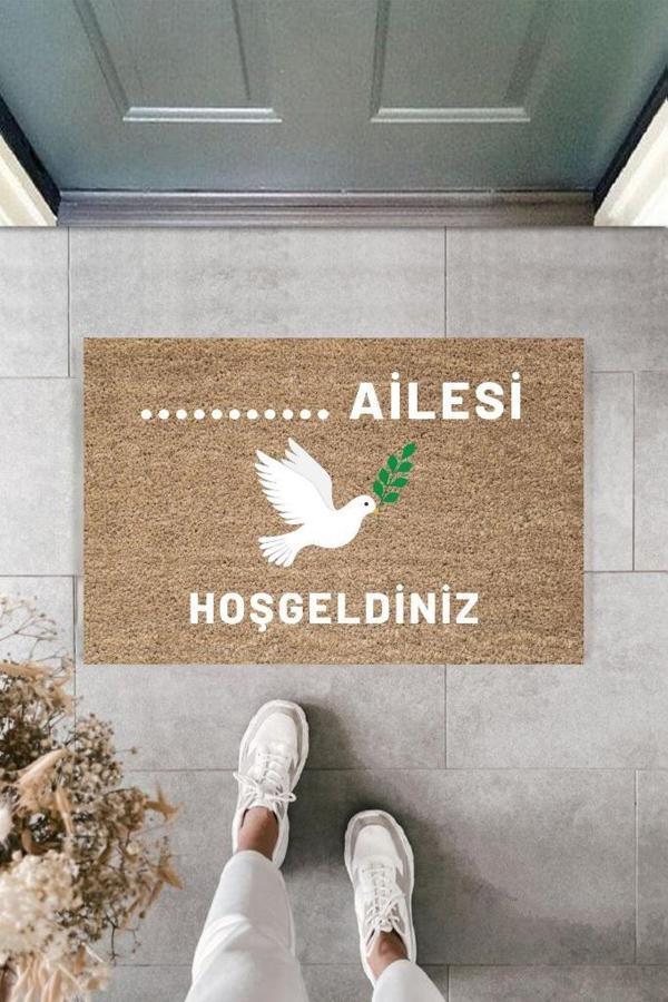 Dijital Baskı Kişiye Özel İç Kapı Dekorasyon Paspas  PS11281 - Image 1