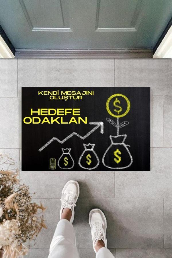 Dijital Baskı Kişiye Özel İç Kapı Dekorasyon Paspas  PS11284 - Image 1