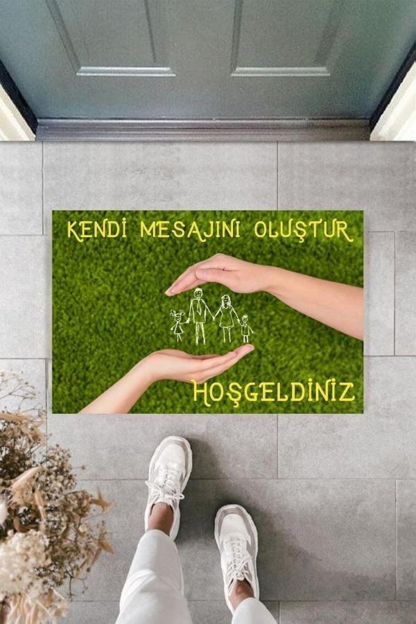 Dijital Baskı Kişiye Özel İç Kapı Dekorasyon Paspas PS11306 - Image 1