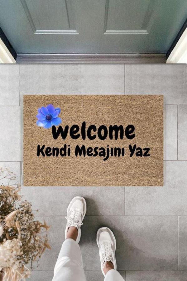 Dijital Baskı Kişiye Özel İç Kapı Dekorasyon Paspas PS11317 - Image 1