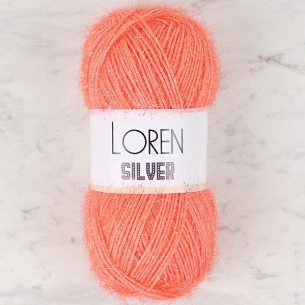 Loren Silver Turuncu El Örgü İpi - RS0019 - 34084 - Image 1