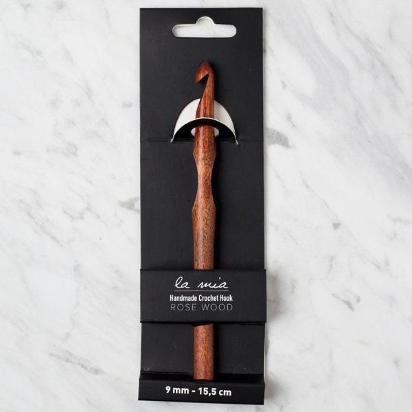 La Mia Rosewood 9 mm 15.5 cm Ahşap Yün Tığ - Image 1