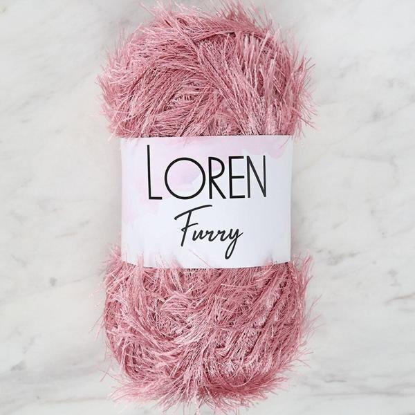 Loren Furry Gül Kurusu El Örgü İpi - RF028 - Image 1