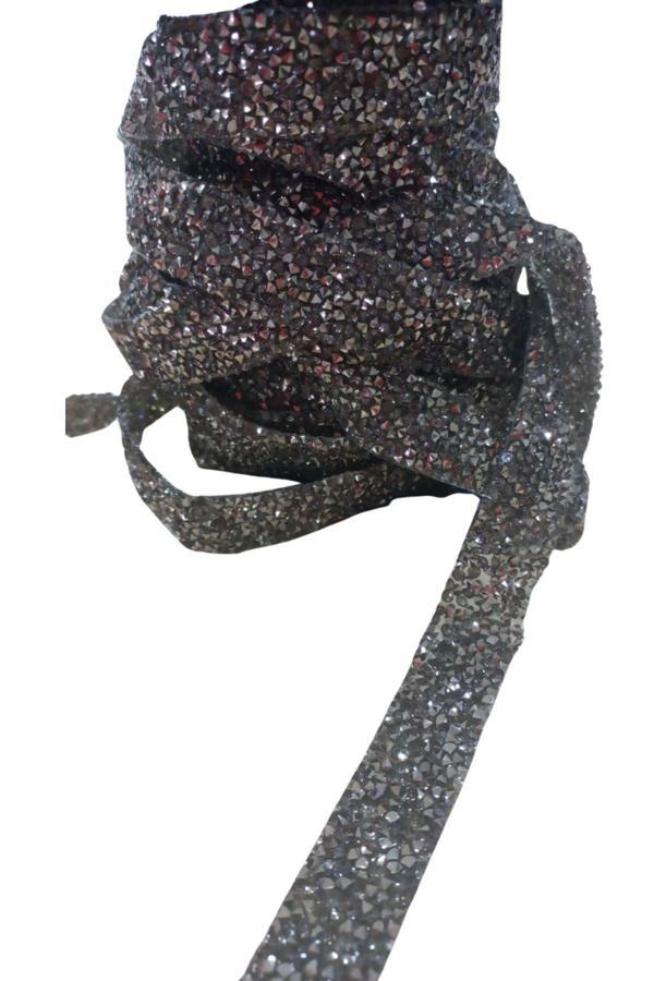Silikonlu Yapıştırma Taş 1 cm Siyah 1 Metre - Image 1