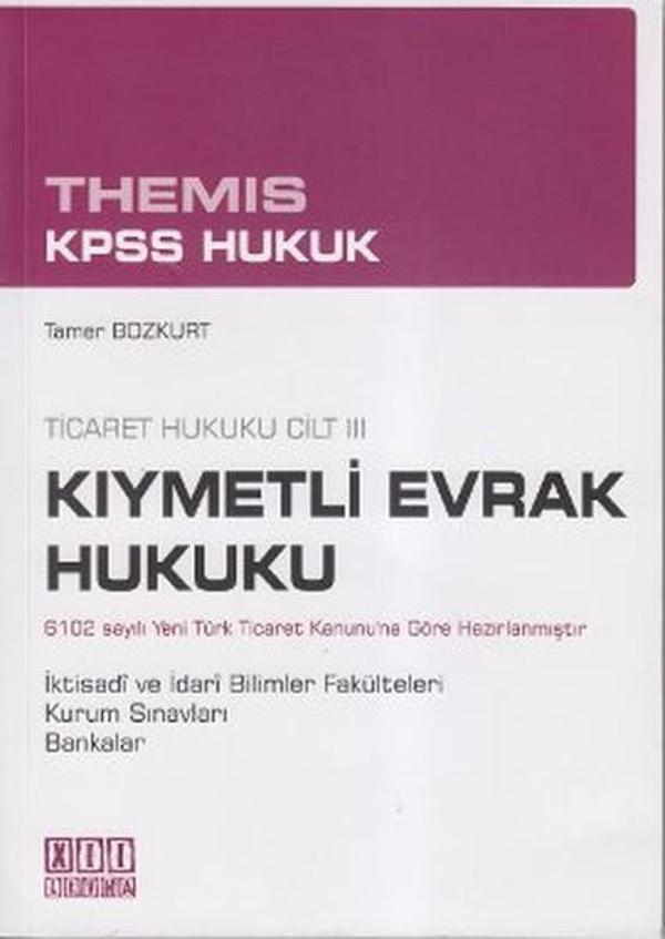 Themis KPSS Hukuk - Kıymetli Evrak Hukuku - On İki Levha Yayıncılık - Image 1