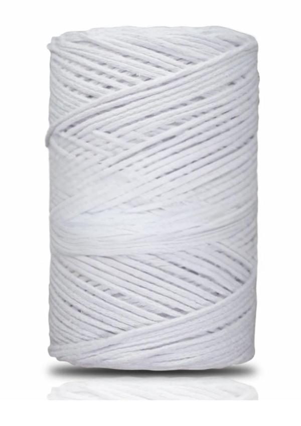 Pamuk Makrome 2 mm Beyaz - Image 1