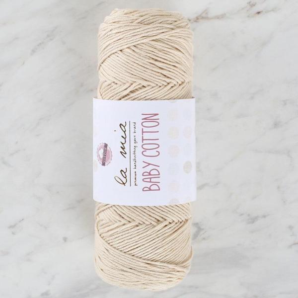 La Mia Baby Cotton Krem El Örgü İpi - L002 - 33636 - Image 1