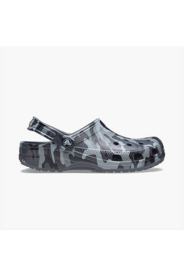 Crocs Classic Printed Camo Clog Erkek Gri Terlik - Image 1