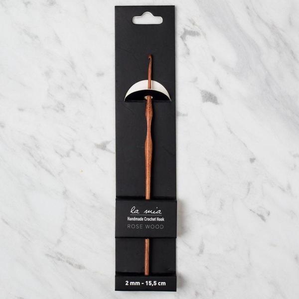 La Mia Rosewood 2 mm 15.5 cm Ahşap Yün Tığ - Image 1