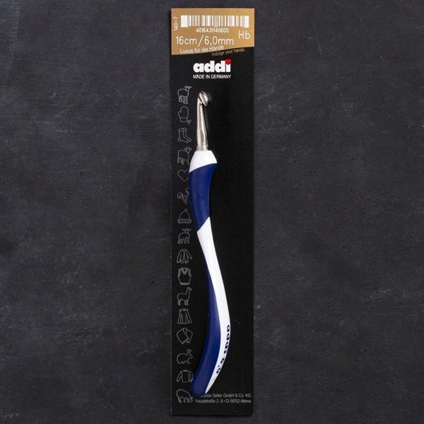 Addi Swing 6mm 16cm Lacivert Ergonomik Yün Tığ - 1 - Image 1