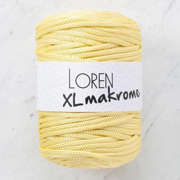 Loren XL Makrome Sarı El Örgü İpi - R039 - 33704 - Image 1