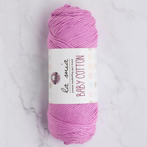 La Mia Baby Cotton Lila El Örgü İpi - L048 - 33638 - Image 1