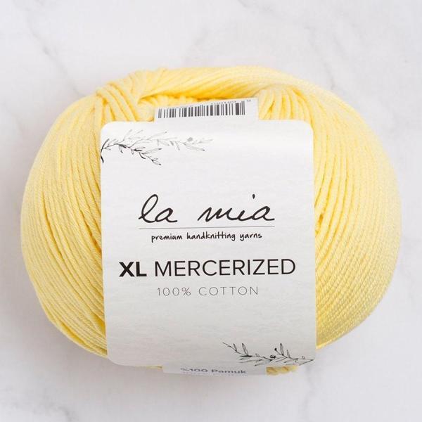 La Mia XL Mercerized Sarı El Örgü İpi - 177 - 33770 - Image 1