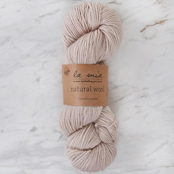 La Mia Natural Wool Bej El Örgü İpi - H2 - 33606 - Image 1