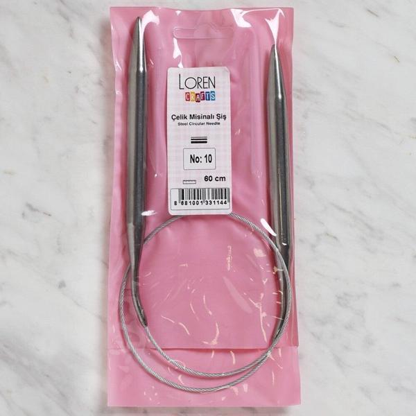 LOREN CRAFTS 10 MM ÇELİK MİSİNALI ŞİŞ 60 CM - Image 1