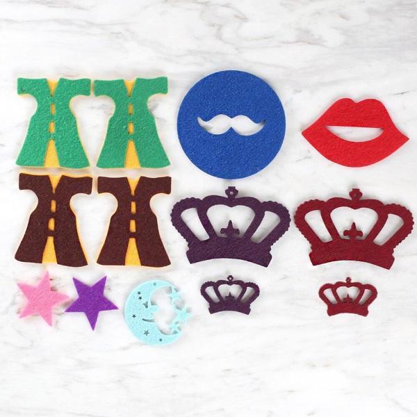 Loren 10 Paket Parti Konseptli Keçe Set-2 - Image 1