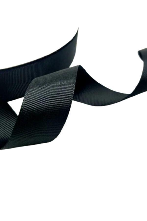 Grogren Kurdele 1 cm 10 Metre Siyah - Image 1