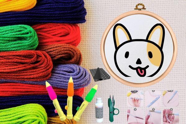 Punch Seti Nakış Seti Kasnaklı Kendin Yap Seti Seri 58 - Image 1