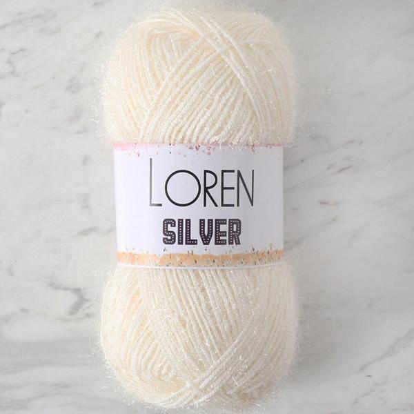 LOREN SILVER BEYAZ EL ÖRGÜ İPİ - RS0064 - 34070 - Image 1