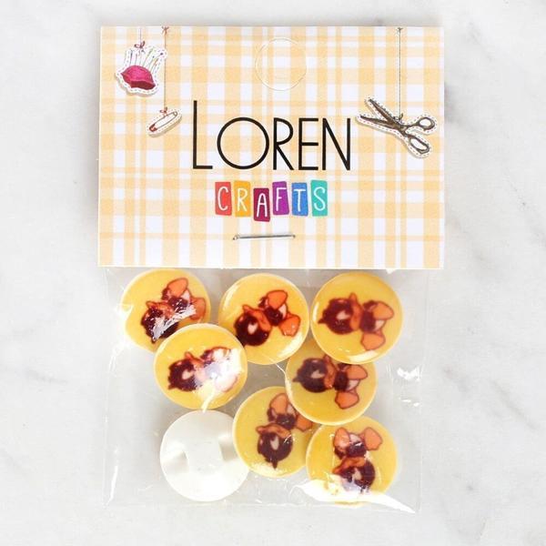 Loren Crafts 8'li Ördek Düğme - 1210 - Image 1