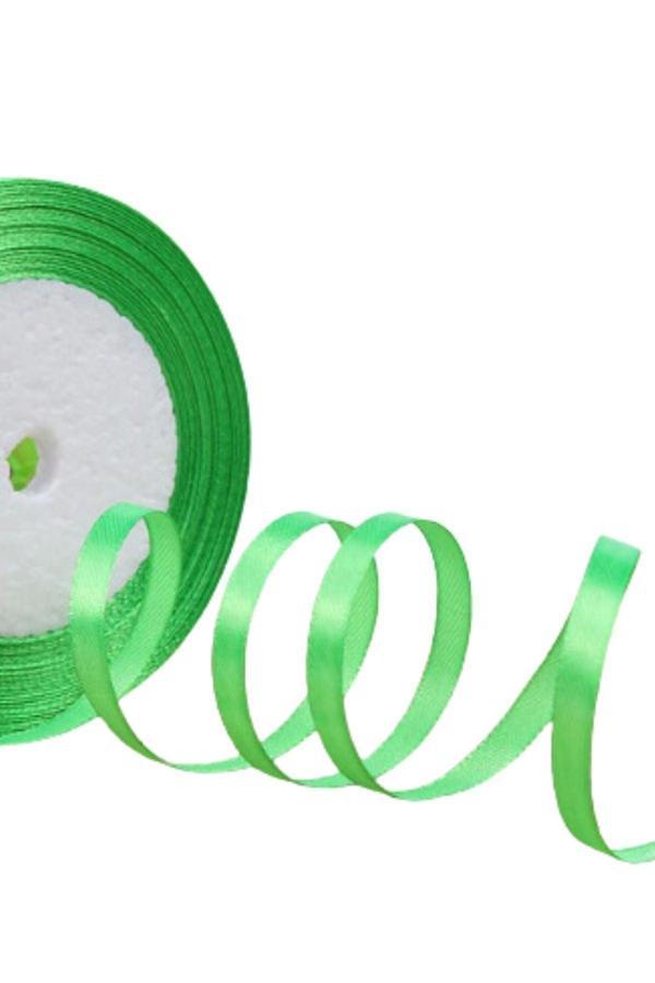Saten Kurdele 2 cm 10 Metre Fıstık Yeşili - Image 1
