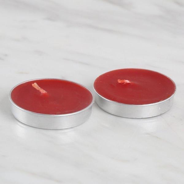 Loren 2'li Tealight Mum Kırmızı - Image 1
