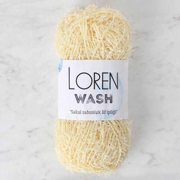 Loren Wash Açık Sarı El Örgü İpi - R083 - 34037 - Image 1