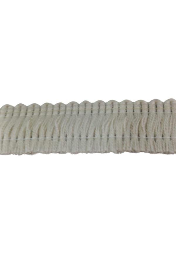 Pamuk Püskül Şerit En 3 cm Krem 10 Metre - Image 1