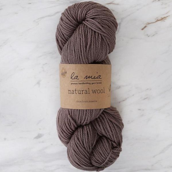 La Mia Natural Wool Açık Kahverengi El Örgü İpi - H5 - 33604 - Image 1