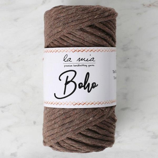 La Mia Boho Koyu Kahve Büküm Makrome İpi - L158 - 33996 - Image 1