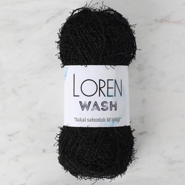 Loren Wash Siyah El Örgü İpi - R004 - 34041 - Image 1