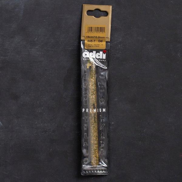 Addi Champagner 10mm 15cm Plastik Simli Yün Tığ - - Image 1