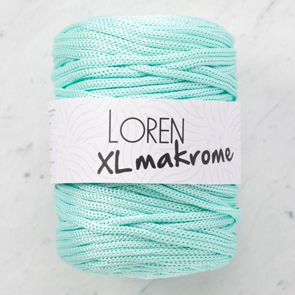 Loren XL Makrome Mint Yeşili El Örgü İpi - R058 - 33708 - Image 1