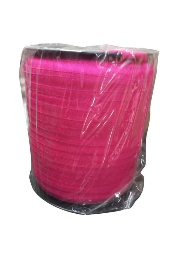 Çamaşır Lastiği Düz 1 cm  75 Metre 1 Top Fuşya - Image 1
