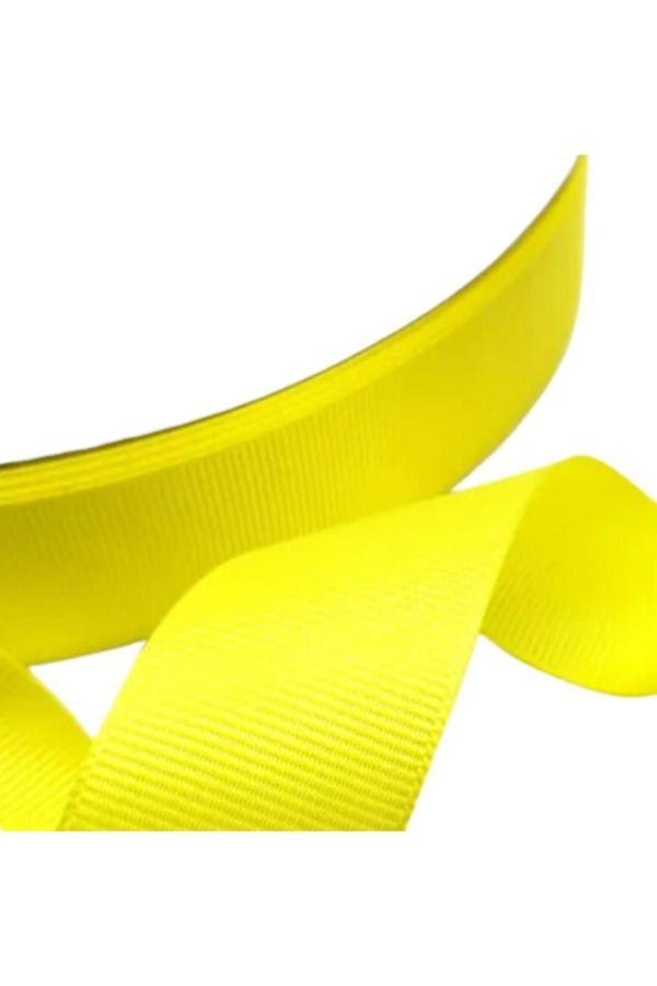 Grogren Kurdele 1 cm 10 Metre Sarı - Image 1