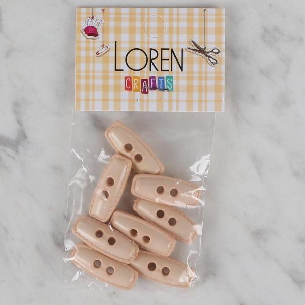Loren Crafts pudra rengi 8 li çoban düğmesi - 82 - Image 1