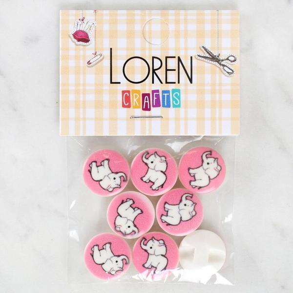 Loren Crafts 8'li Fil Düğme - 1041 - Image 1