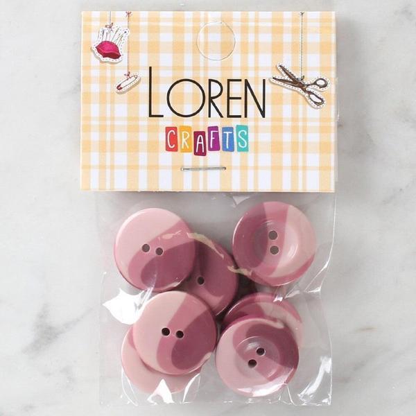 Loren Crafts 8'li Düğme Gül Kurusu - 1140 - Image 1