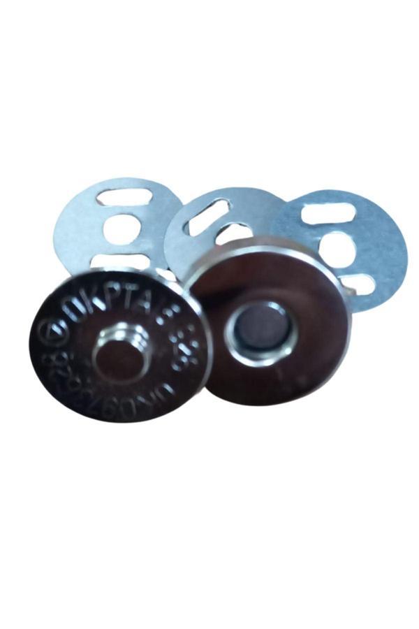 Manyetik Çanta Çıtçıtı Gümüş 5 Adet - Image 1