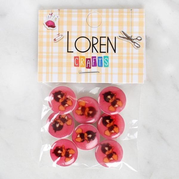 Loren Crafts 8'li Ördek Düğme - 1209 - Image 1
