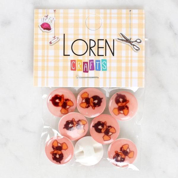 Loren Crafts 8'li Ördek Düğme - 1206 - Image 1