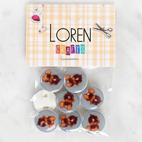Loren Crafts 8'li Ördek Düğme - 1211 - Image 1