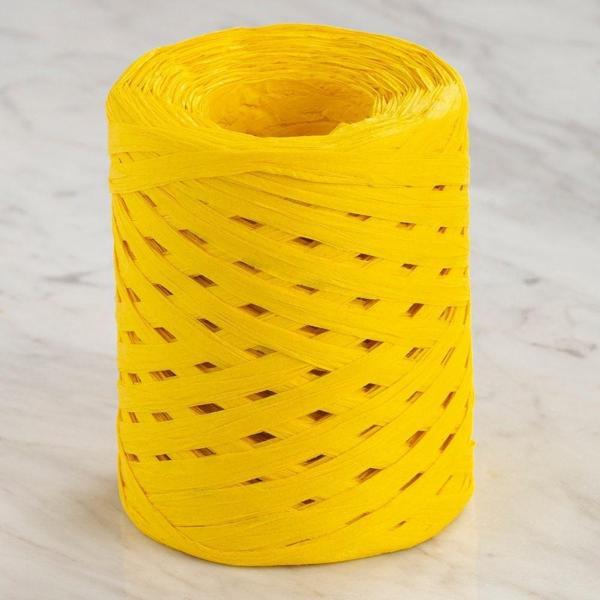 Loren Natural Raffia 90 gr Sarı Kağıt İp - 9 - Image 1