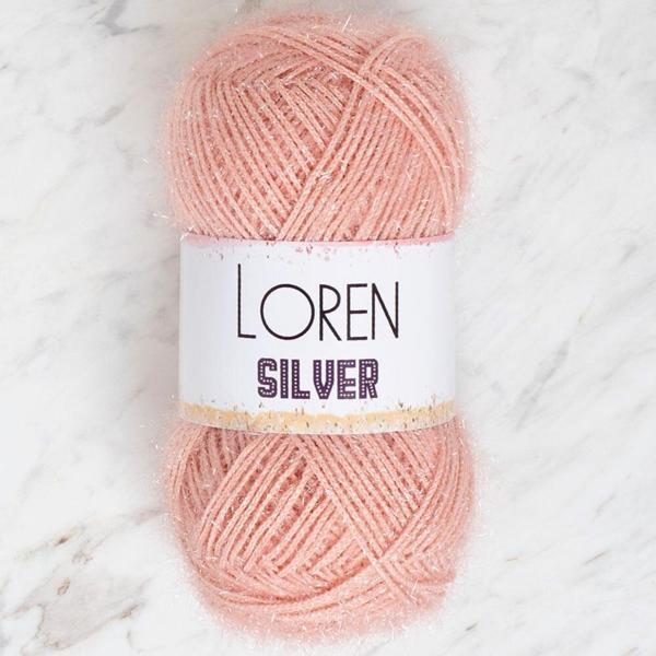 Loren Silver Pudra Pembe El Örgü İpi - RS0040 - 34079 - Image 1