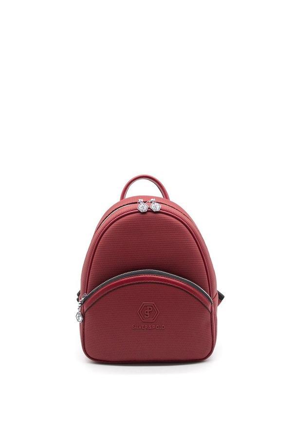 Silver & Polo Kadın  945-35714 SILVER POLO SIRT ÇANTASI M86 KIRMIZI-MAT KIRMIZI - Image 1
